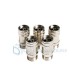 5Pcs Turbina Dental Conector del Adaptador de tubo Convertidor de 2 a 4 cambiadores