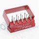 10Pcs Dental Tungsten Carbide Acero Burs Para Alta Velocidad Pieza de Mano FG1157