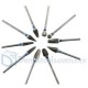 10 pcs Tungsten Acero Burs Dentales Lab Taladro de Dientes Para Pieza de Mano Polisher